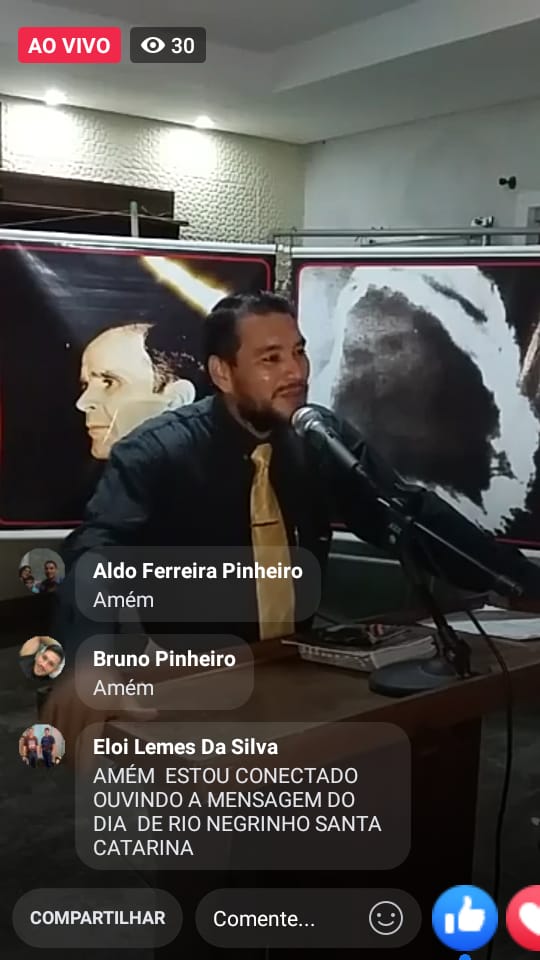 EVANGELISTA  ALDO PINHEIRO,MINISTRANDO SETE TROVÕES REVELADOS...