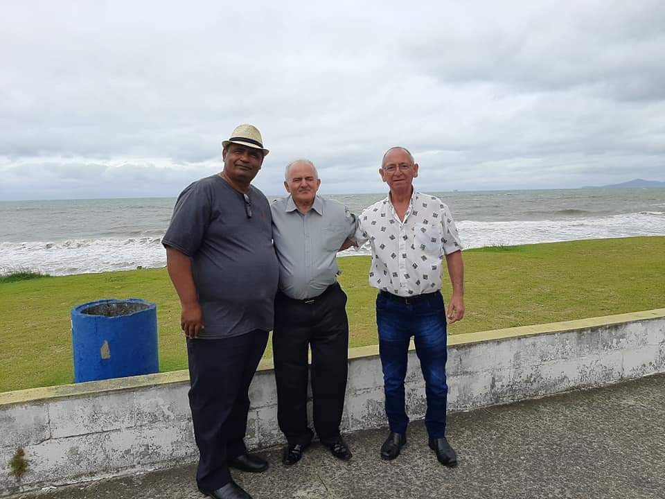PR OSMAR ,PR JOÃO BISPO E O NOSSO AMÁVEL IRMÃO CELSO PARDAL -O VERMELHINO-CARINHOSAMENTE...