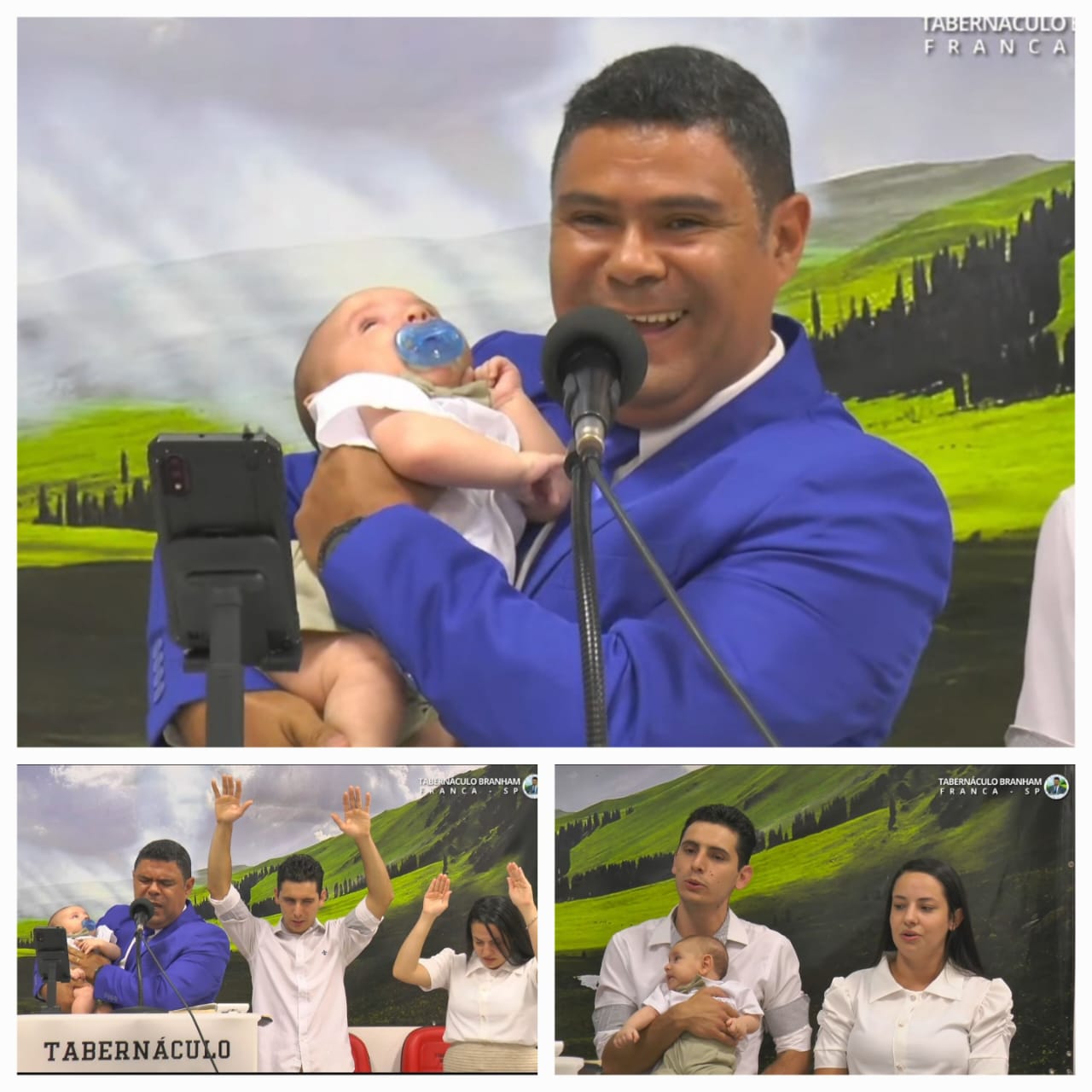 PR ADRIANO DOS SANTOS EM APRESENTAÇÃO DA FILHA DO IRMÃO HENRIQUE...