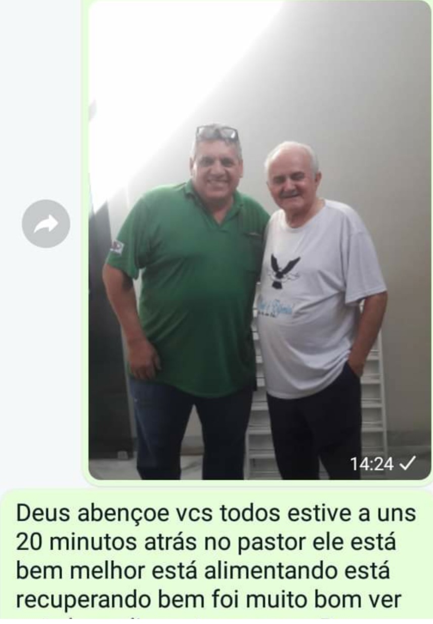 PR OSMAR BRANHAM, COM A SAÚDE EM FORMA ,A SERVIÇO DOS SETE SELOS REVELADOS...