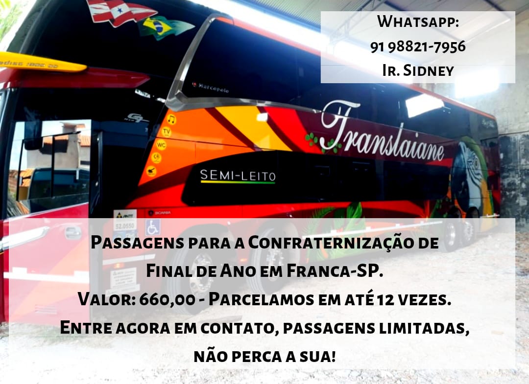 FAMILIA BRANHAM DO PARÁ,COM AS PASSAGENS EM DIAS ,PARA A GRANDE CONFRATERNIZAÇÃO DA FAMILIA BRANHAM EM DEZEMBRO 2022.