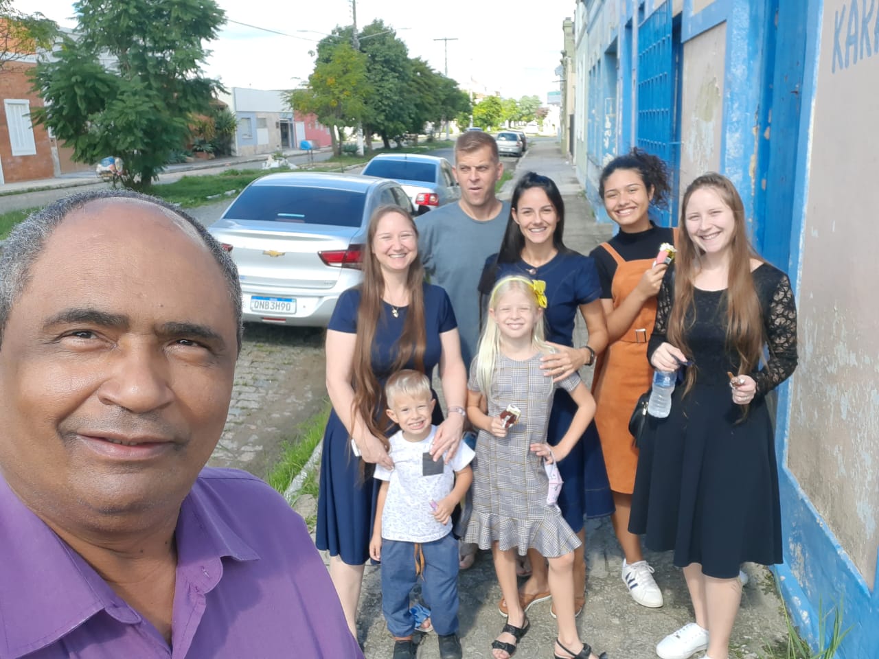VISITA DO PR JOÃO BISPO A FAMILIA BRANHAM DO JAGUARÃO ORLA DO RIO URUGUAI...